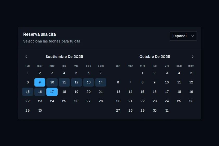 CalendarWithLocalisation