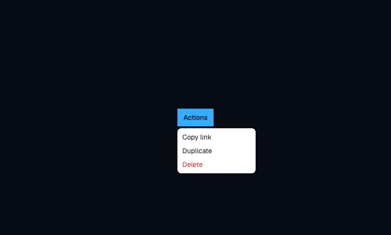 DropdownMenu