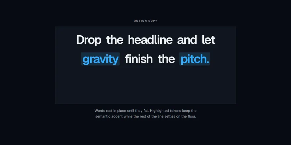 FallingText