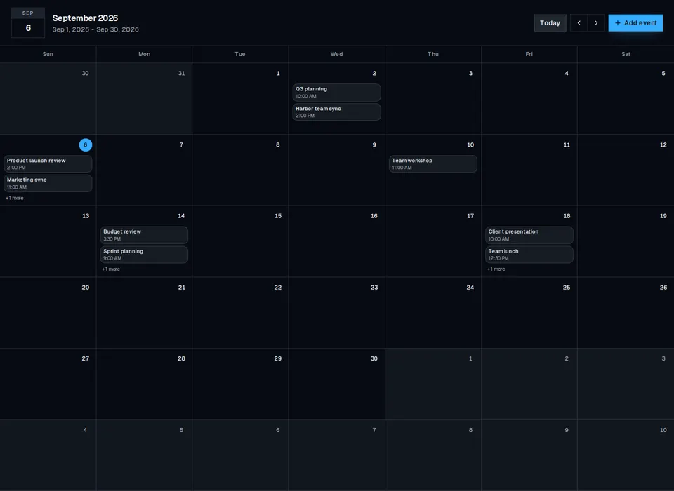 FullscreenCalendar
