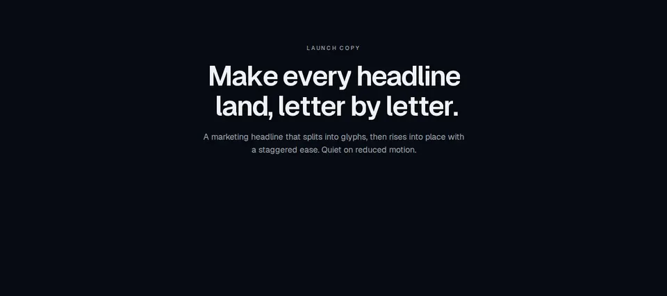 SplitText